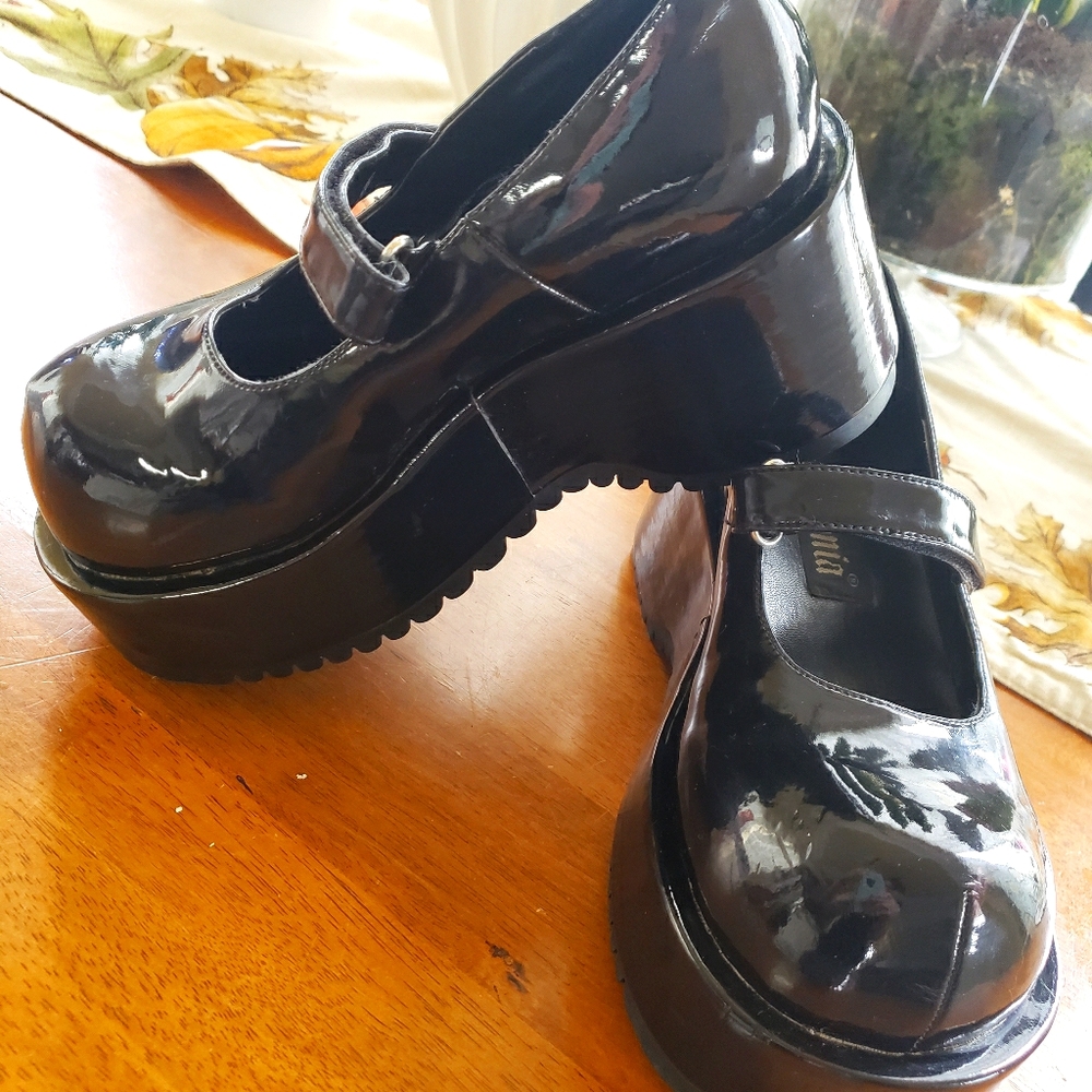 Demonia Mary Jane - Patent Leather